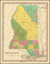 Mississippi Map By Anthony Finley