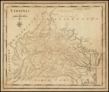 Virginia Map By Joseph Scott