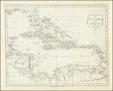 Florida, Caribbean and Central America Map By John Reid