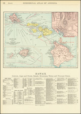 Hawaii and Hawaii Map By Rand McNally & Company