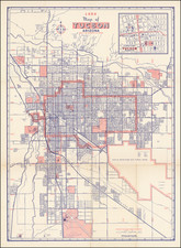 Arizona Map By Tucson Chamber of Commerce