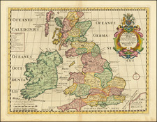 A New Map of the Brittish Isles. Shewing their Antient People Cities and Towns of Note, in the Time of the Romans.  Dedicated to His Highness William Duke of Glocester
