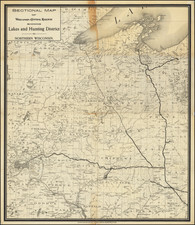 Wisconsin Map By Wisconsin Central Railway