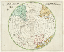 Polar Maps and Australia Map By Leonhard Euler