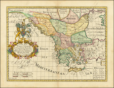 Balkans, Turkey, Turkey & Asia Minor and Greece Map By Edward Wells