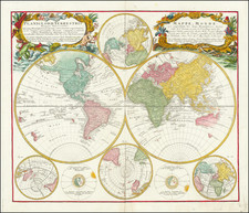 World Map By Homann Heirs