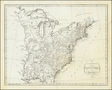 An Accurate Map of the United States of America according to the Treaty of Peace of 1783 By John Reid