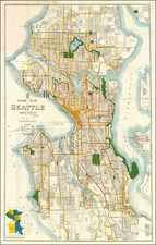 Washington Map By Kroll Map Company