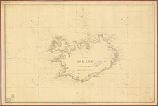 Iceland Map By Kongelige Danske Søkort-Arkiv