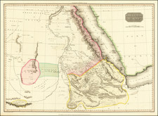 Middle East, North Africa and East Africa Map By John Pinkerton