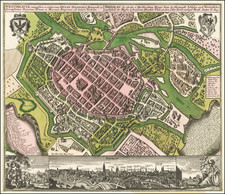 Poland Map By Matthaus Seutter