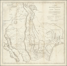 Texas, Southwest and Rocky Mountains Map By Zebulon Montgomery Pike