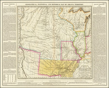 Arkansas, Texas, Midwest, Plains, Missouri, Southwest and Rocky Mountains Map By Henry Charles Carey  &  Isaac Lea