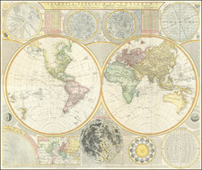 World and Celestial Maps Map By Samuel Dunn