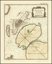 North Africa Map By Jacques Nicolas Bellin