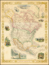 North America Map By George Virtue