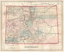 Southwest and Rocky Mountains Map By O.W. Gray