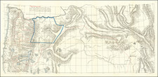 Idaho, Montana, Wyoming and Oregon Map By Anonymous