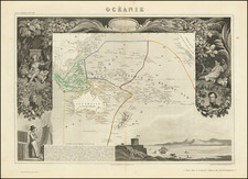 Oceania Map By Victor Levasseur