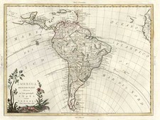 South America Map By Antonio Zatta