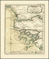 West Africa Map By Jacques Nicolas Bellin