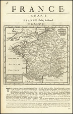 France Map By Herman Moll