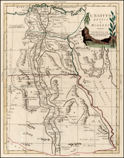 Asia, Middle East, Africa and North Africa Map By Antonio Zatta