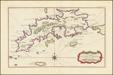 Virgin Islands Map By Jacques Nicolas Bellin