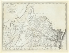 Virginia Map By John Reid