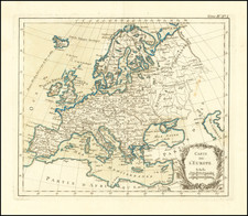 Europe Map By Jacques Nicolas Bellin