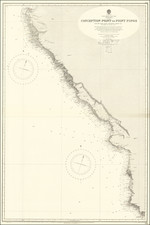 [Central California Coastline]  Conception Point to Point Pinos From The United States Government Cart, 1899, with additions and corrections to 1927