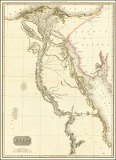 Egypt Map By John Pinkerton