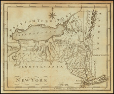 New York State Map By Joseph Scott