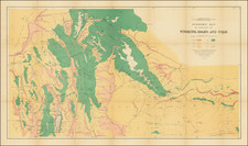 Utah, Idaho, Utah and Wyoming Map By Ferdinand Vandeveer Hayden