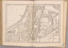 Scandinavia, Holy Land and Rare Books Map By Jacob Ziegler