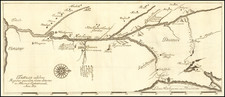 South, Louisiana, Mississippi, Arkansas, Midwest, Illinois, Minnesota, Wisconsin and Iowa Map By Louis Jolliet