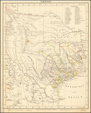 Texas Map By Carl Flemming