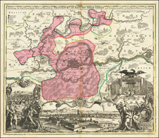 Germany Map By Johann Baptist Homann