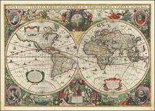 World Map By Henricus Hondius