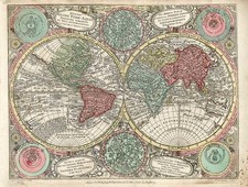 World and World Map By Matthaus Seutter