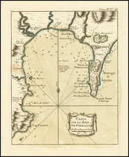 Gibraltar Map By Jacques Nicolas Bellin