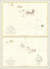 Hawaii and Hawaii Map By Jean Francois Galaup de La Perouse