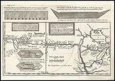 Midwest and Plains Map By Herman Moll / Baron de Lahontan