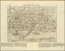 Nord et Nord-Est Map By Francois De Belleforest