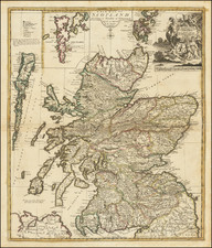 Scotland Map By John Senex