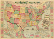 United States Map By Haasis & Lubrecht