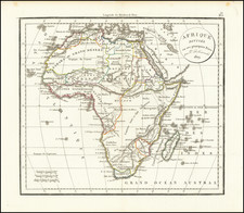 Africa Map By Felix Delamarche