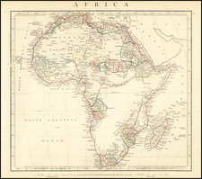 Africa Map By John Arrowsmith
