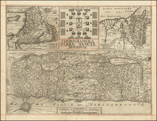 Holy Land Map By Wenceslaus Hollar