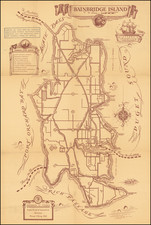 Washington Map By Frederick O. Tyszko